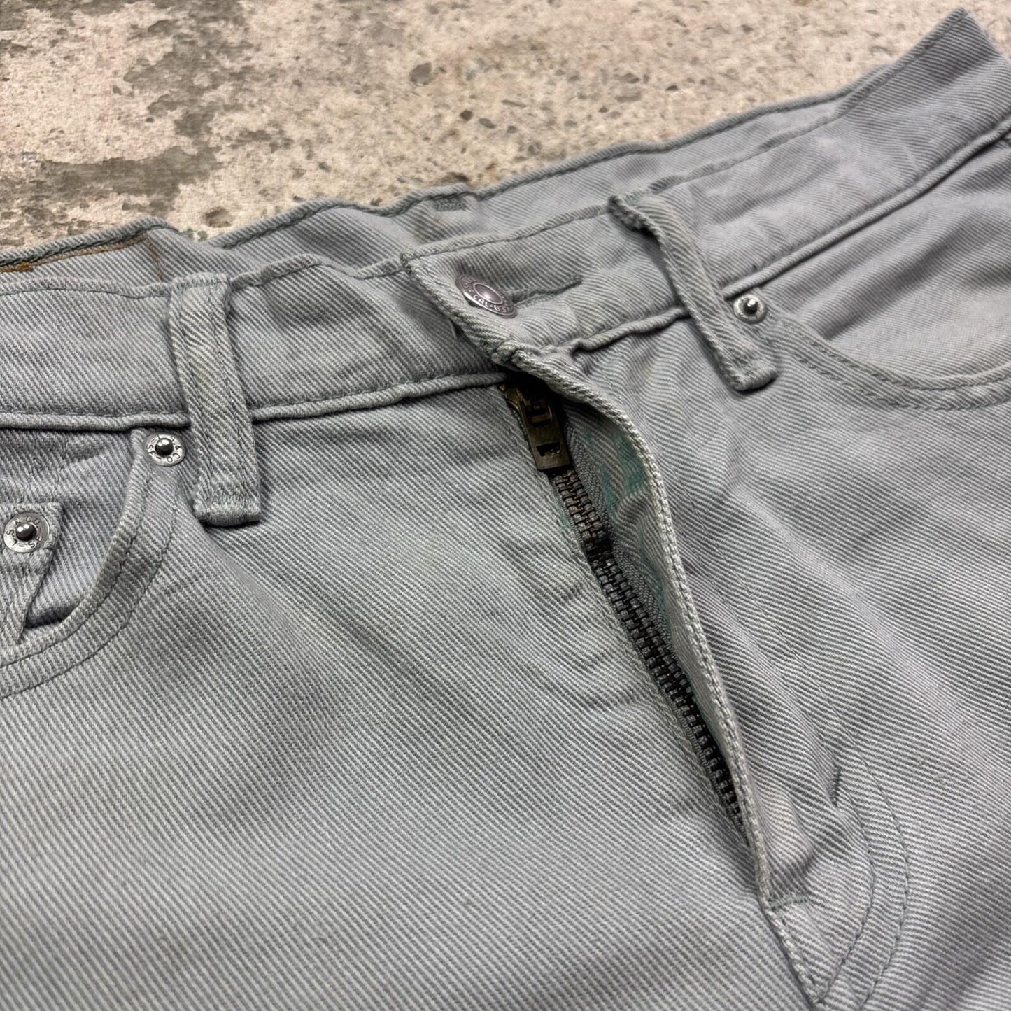 Grey Denim Levi’s 511 Cut Off Jean Shorts | W32"