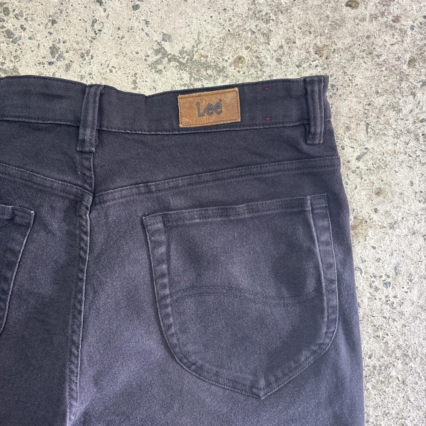 Dark Denim Lee Capri Jean Shorts W34 UK14