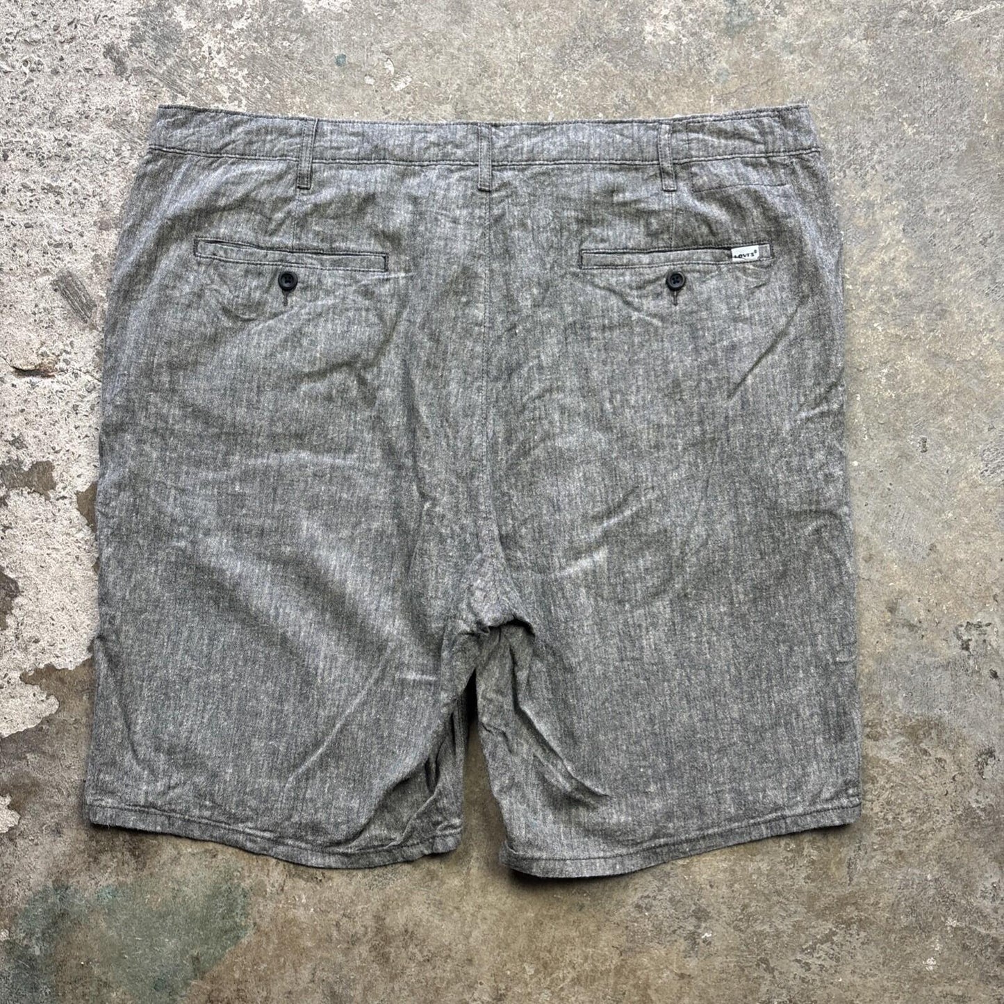Grey Men’s Levi's Linen Blend Shorts - W42