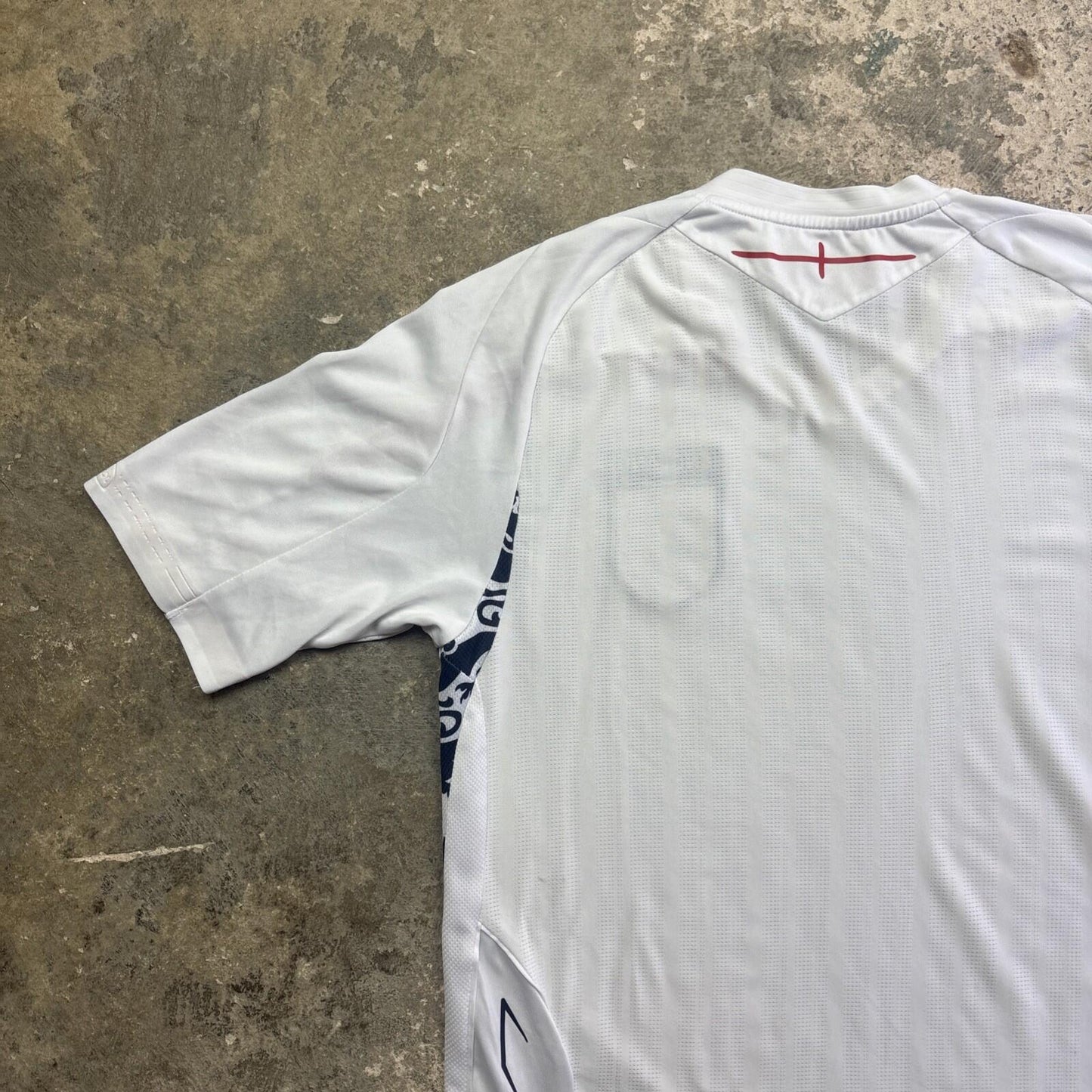 White England Umbro 2007/09 Football Home Shirt | Size S