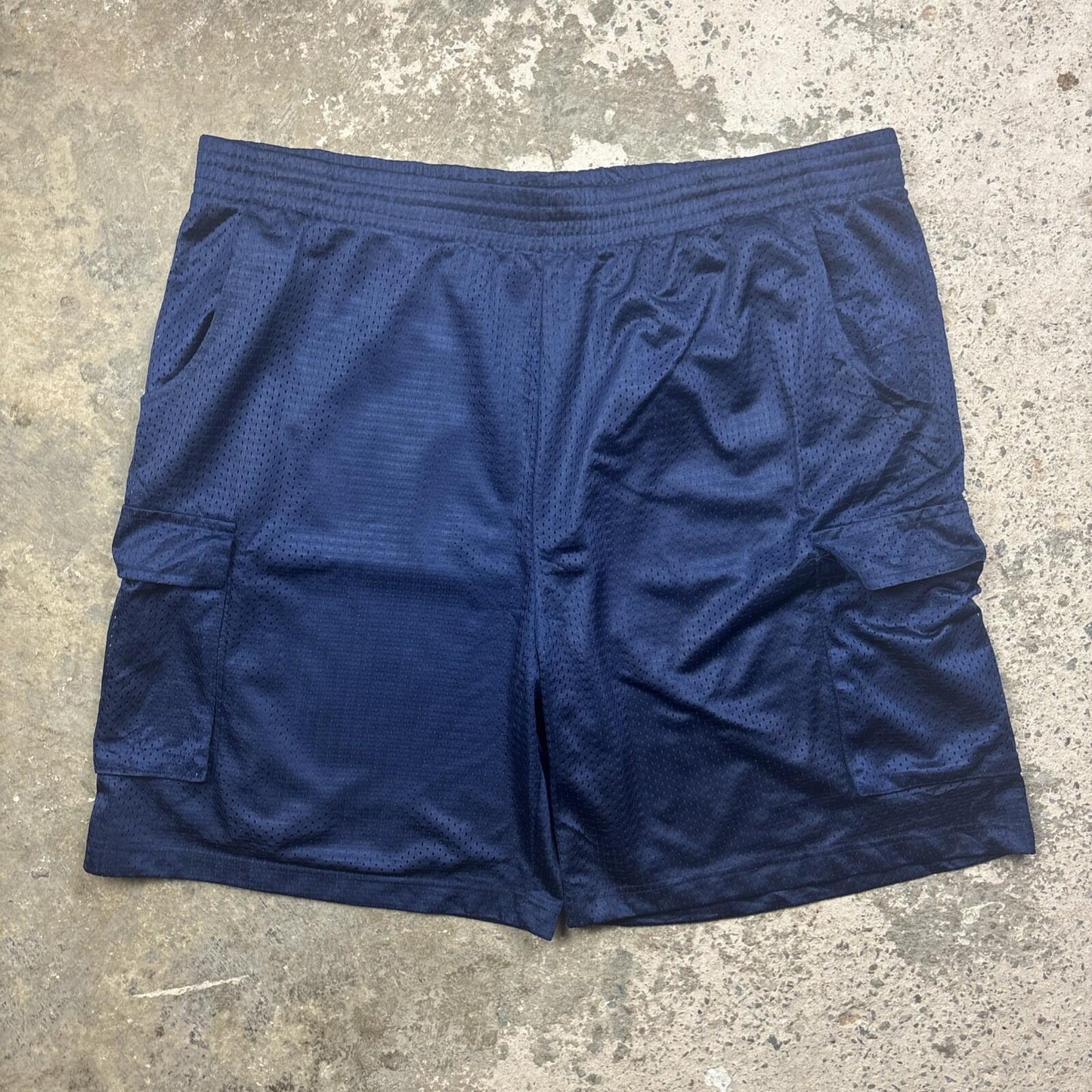 Navy Blue Basketball Activewear Shorts | XL