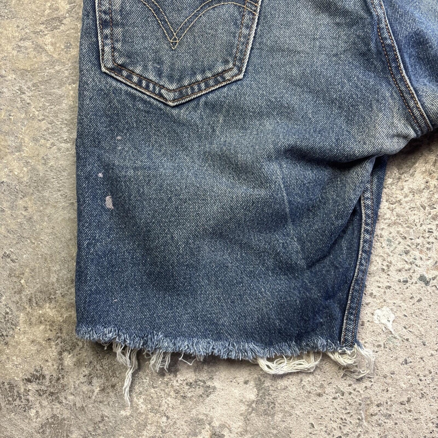 Blue Denim Cut Off Levi’s Jean Shorts | W31"