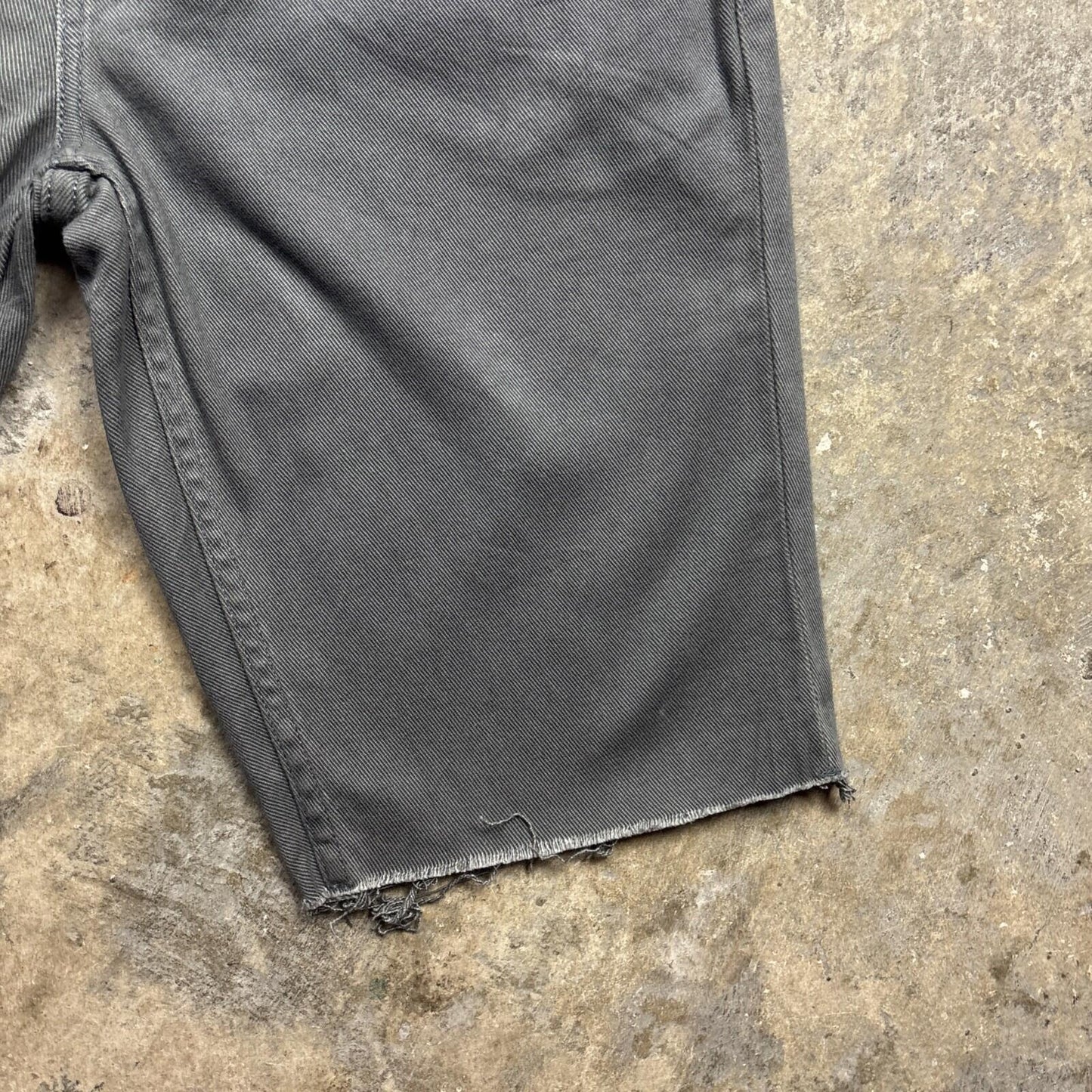 Grey Denim Levi’s 511 Men’s Cut Off Shorts | W30