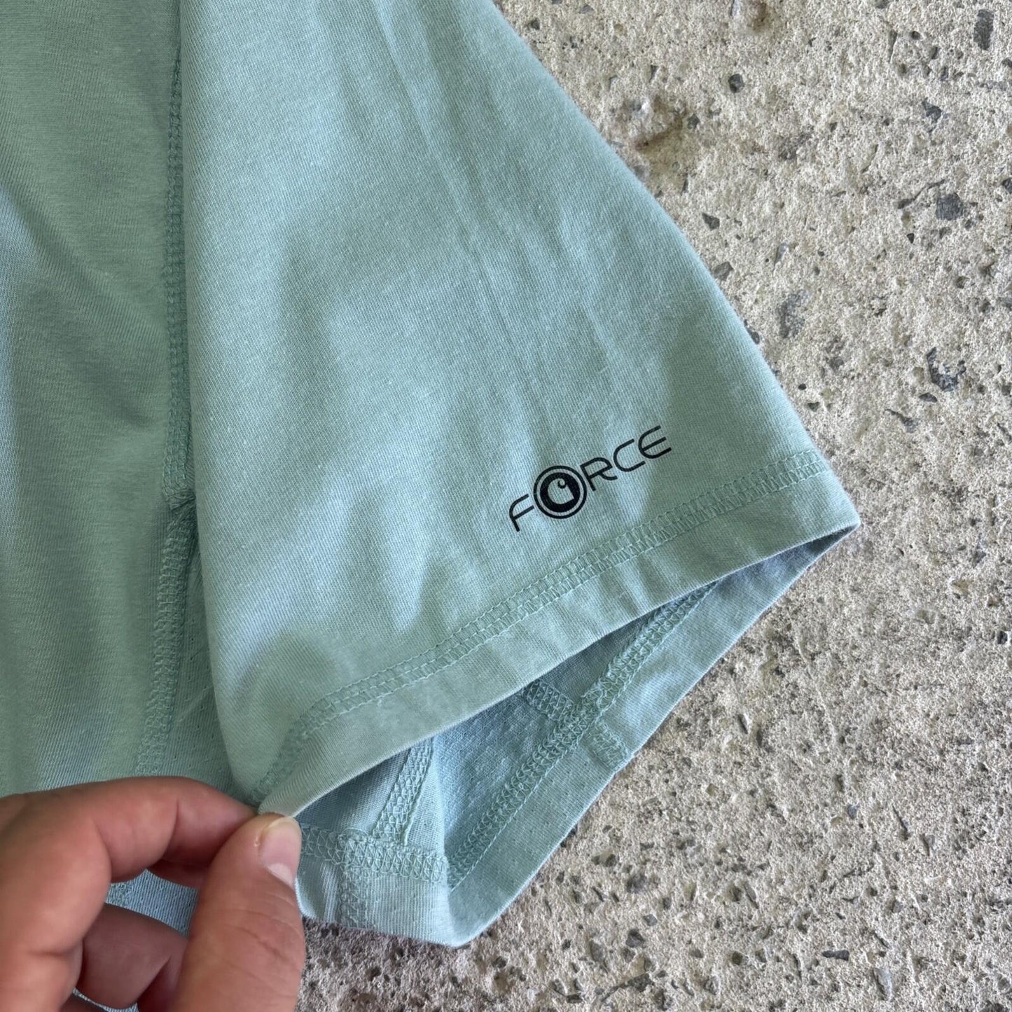 Light Blue Carhartt Force Single Pocket Men’s T-shirt - Size L (Tall)