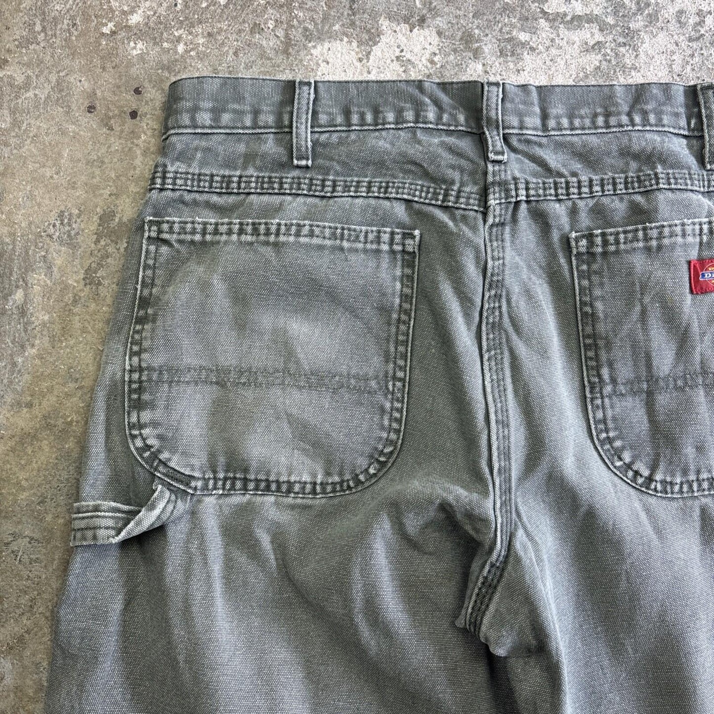 Grey Dickies Distressed Carpenter Pants | W36"