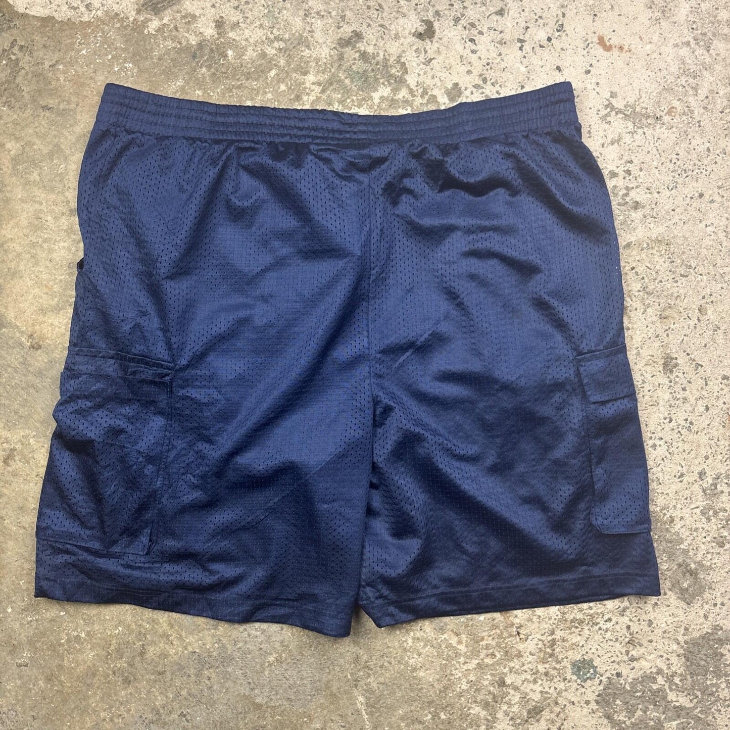 Navy Blue Basketball Activewear Shorts | XL