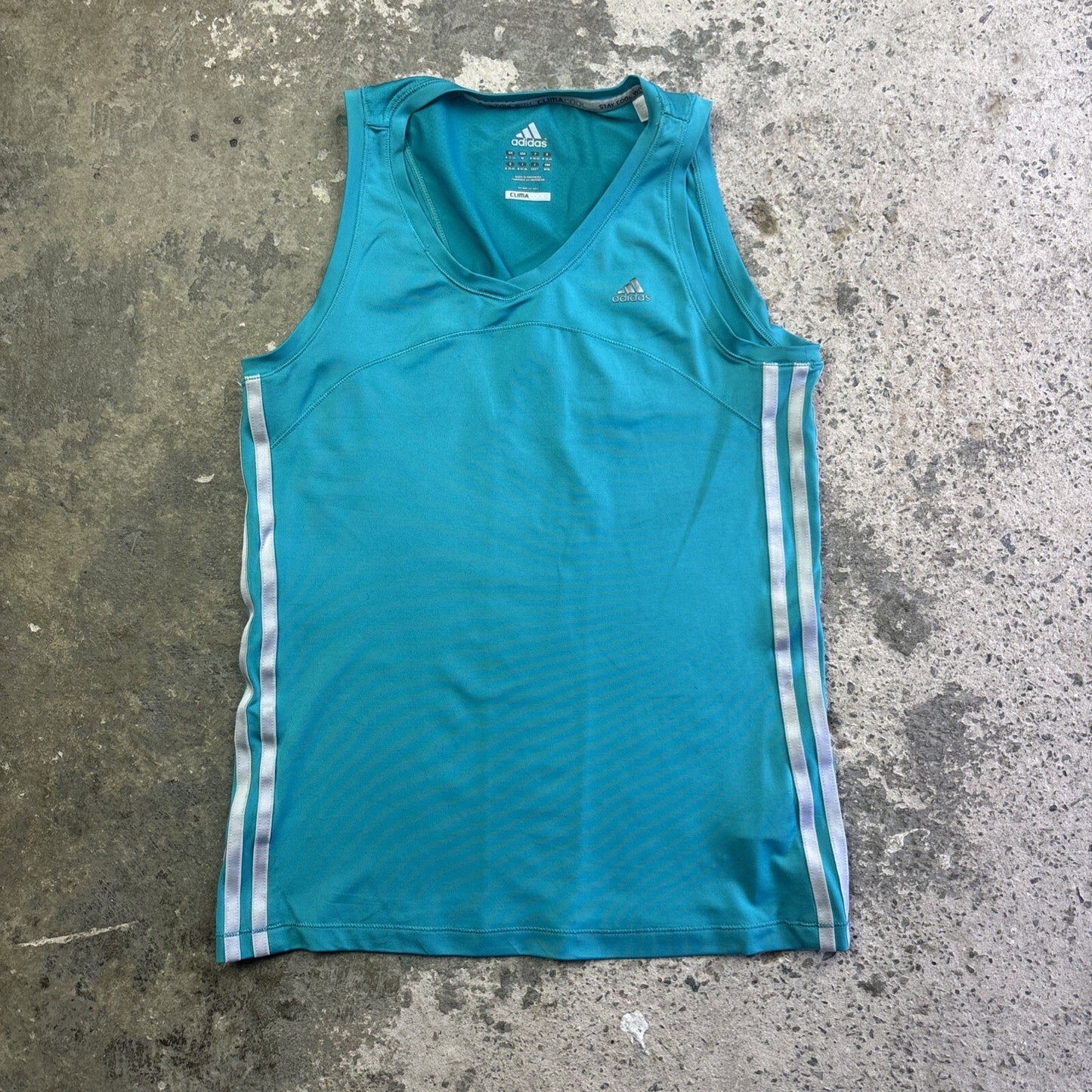 Women’s Teal Adidas Running Vest | Size M 12-14