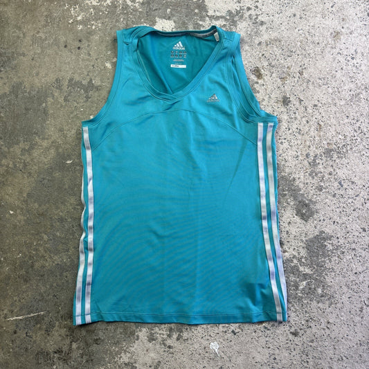 Women’s Teal Adidas Running Vest | Size M 12-14