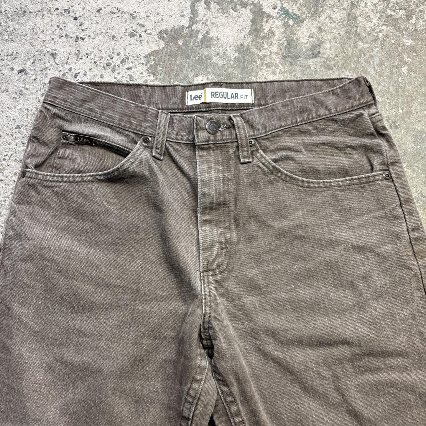 Brown Lee Cut Men’s Off Shorts Jorts | W32