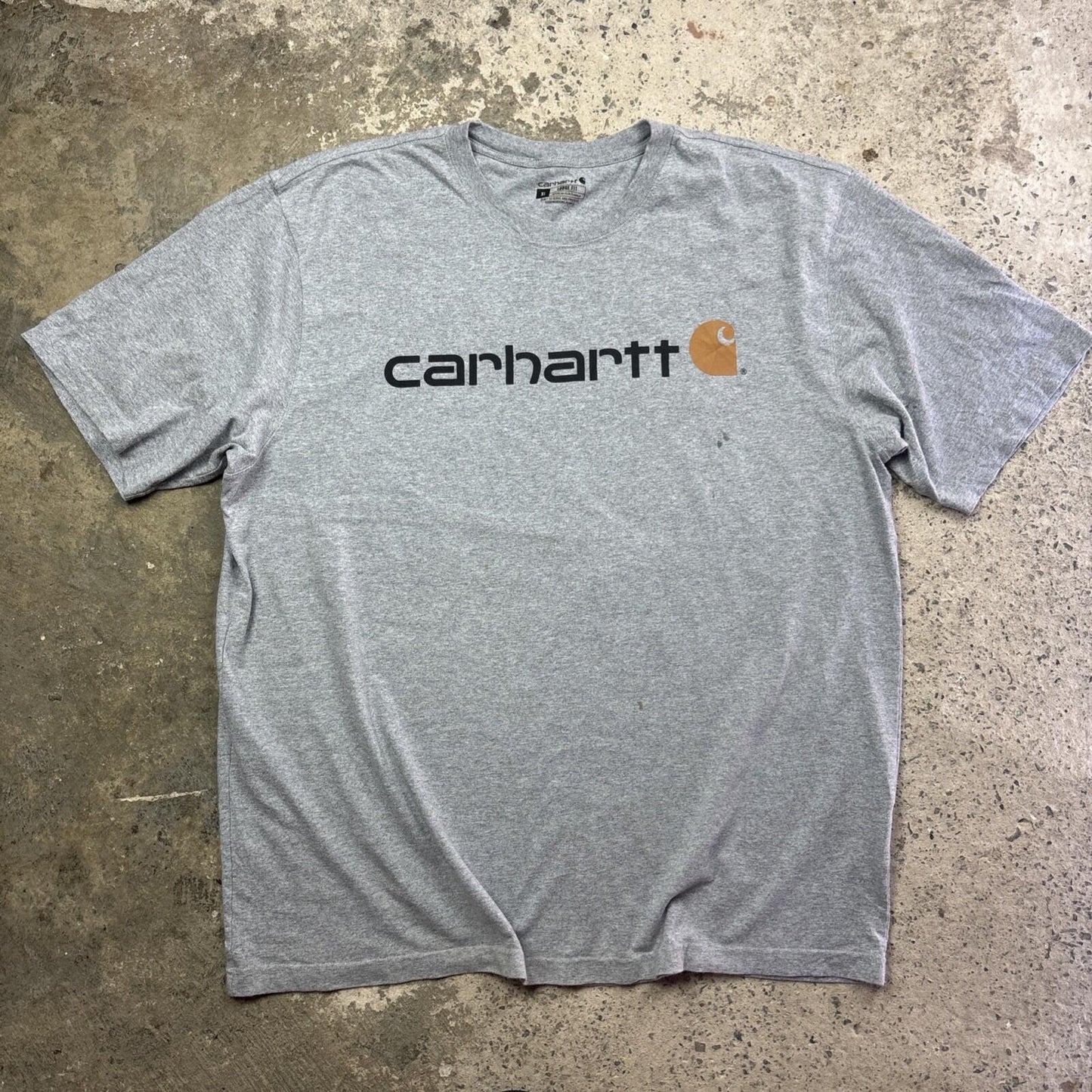 Grey Carhartt Loose Fit Graphic Men’s T-shirt | Size XL
