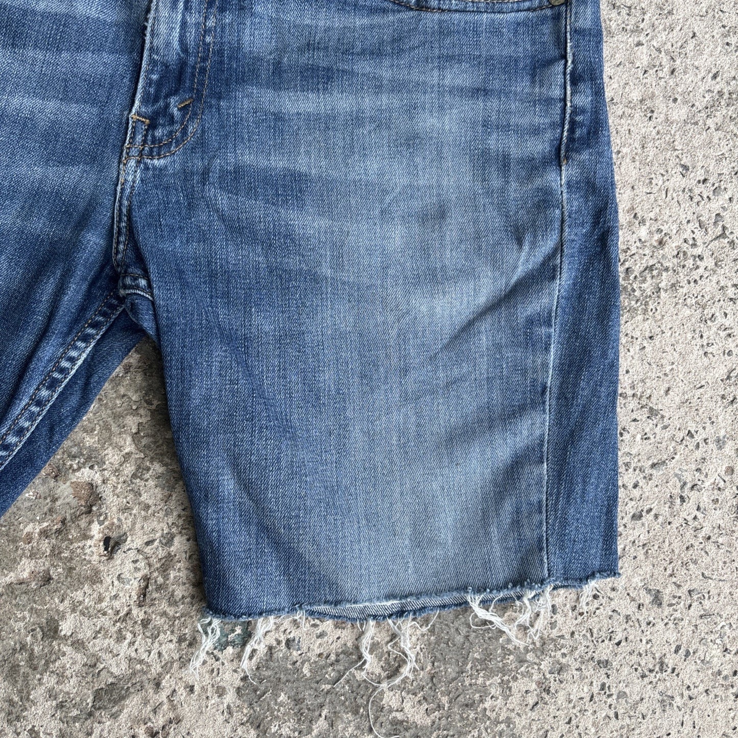 Blue Denim Levi’s 511 Cut Off Jean Shorts | W34"
