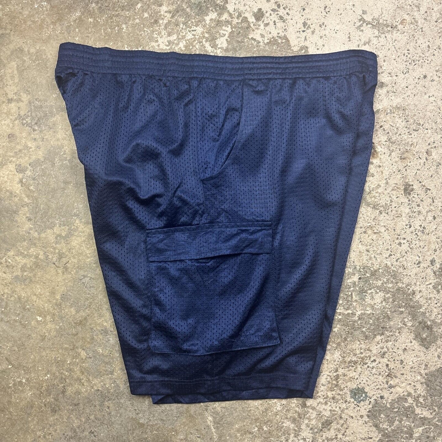 Navy Blue Basketball Activewear Shorts | XL