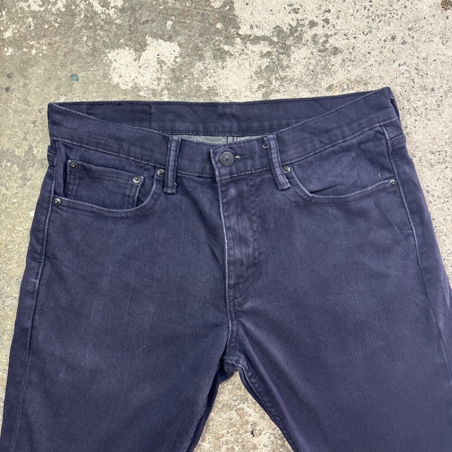 Dark Blue Levis 511 Cut Off Denim Jean Shorts | W32"