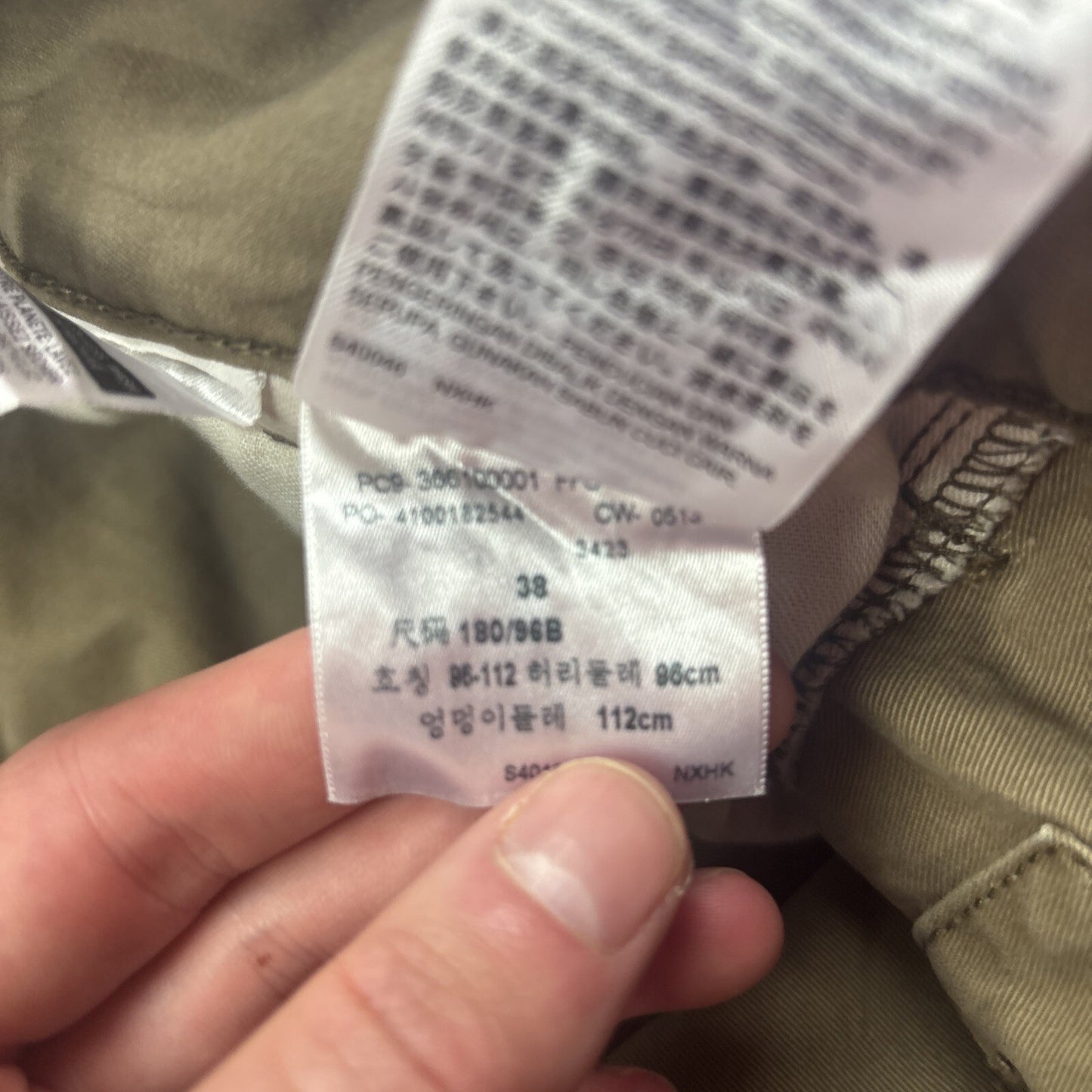 Green Levis Military Style Cargo Pants | W38"