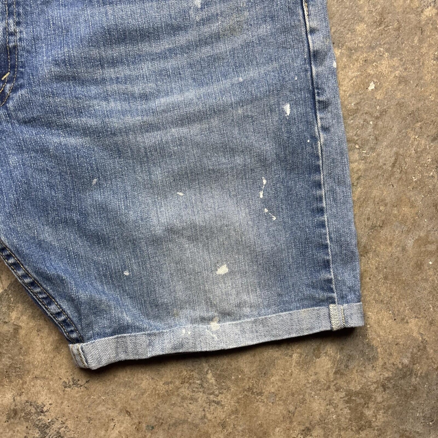Blue denim Levi’s 514 Tapered Men’s Shorts | W40