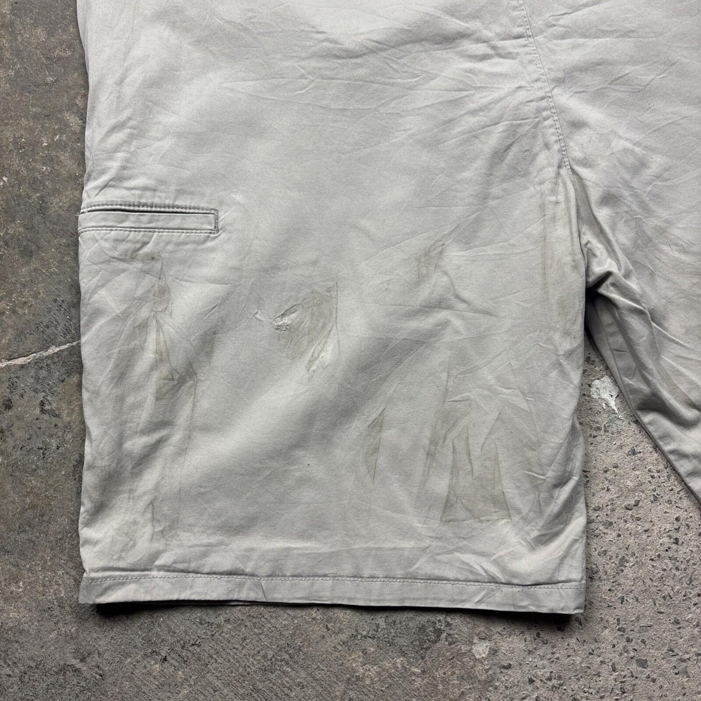 Beige Wrangler Cotton Chino Shorts | W42