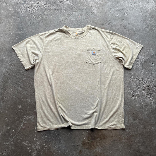 Yellow Carhartt single pocket tee - XXXL