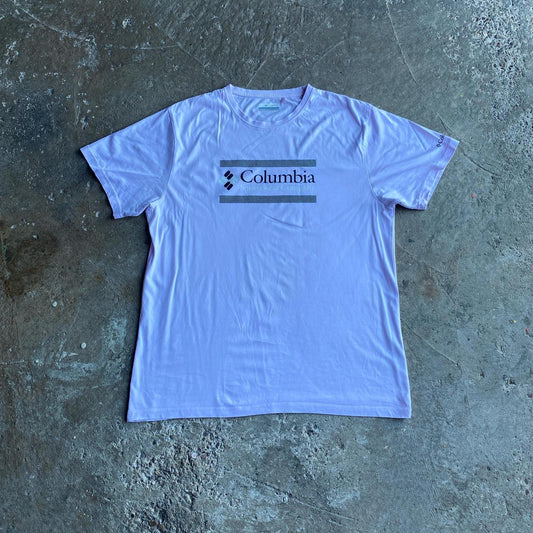 Light Pink Columbia Graphic T-Shirt - L