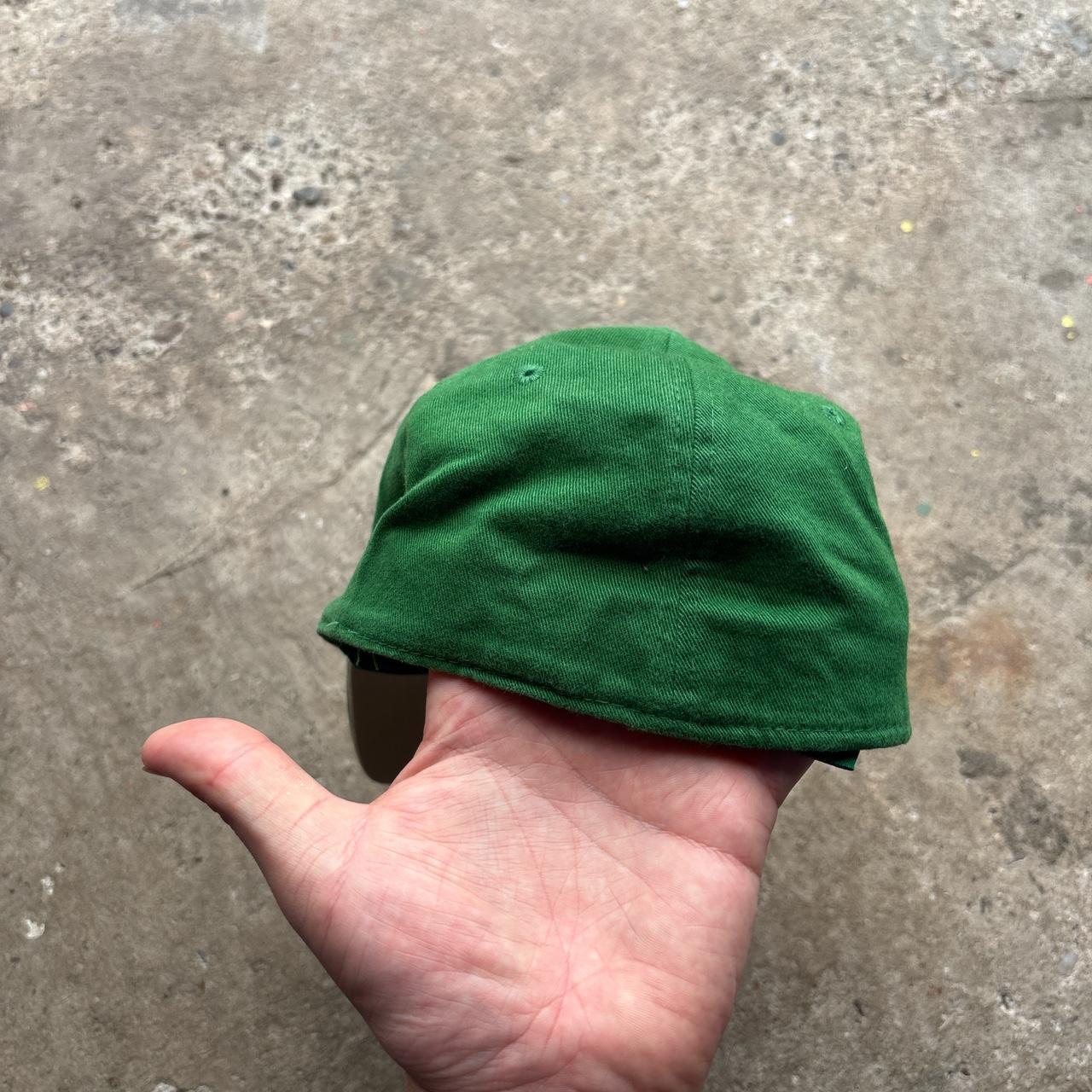 00s Green and cream Mountain Dew baseball cap