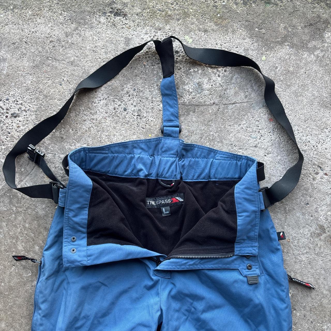 Blue and cream Trespass Ski pants