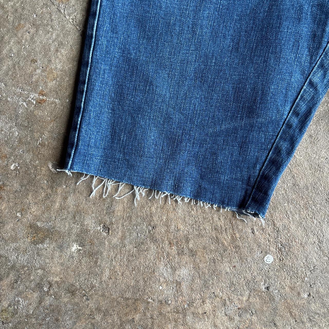 Blue Denim Dickies Cut Shorts