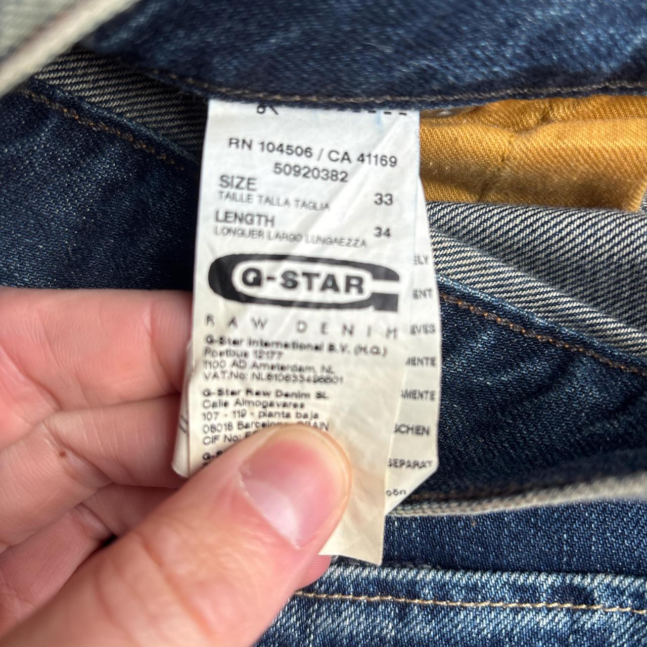Blue Tapered G-STAR RAW Denim Jeans
