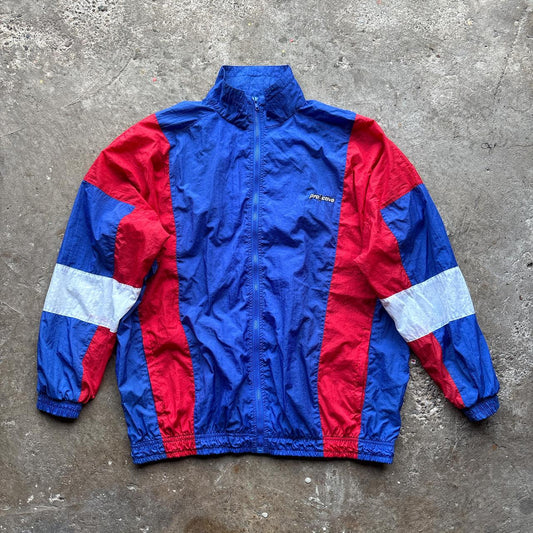 Vintage blue, white and red track jacket