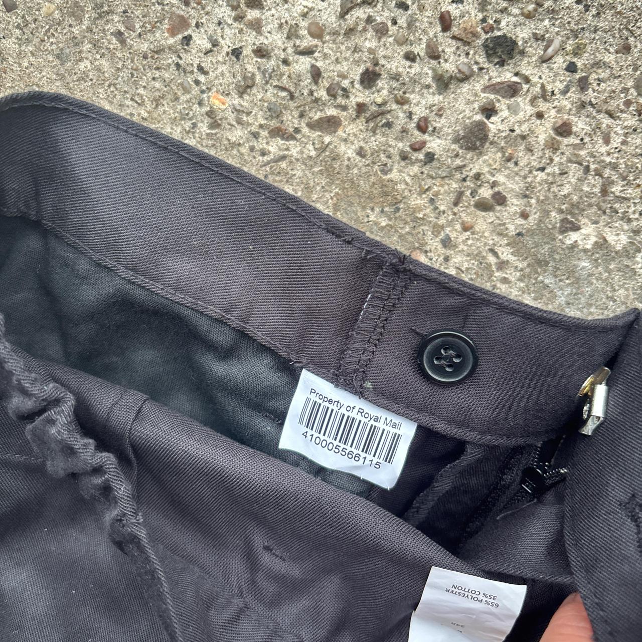 Black Royal Mail Cargo pants