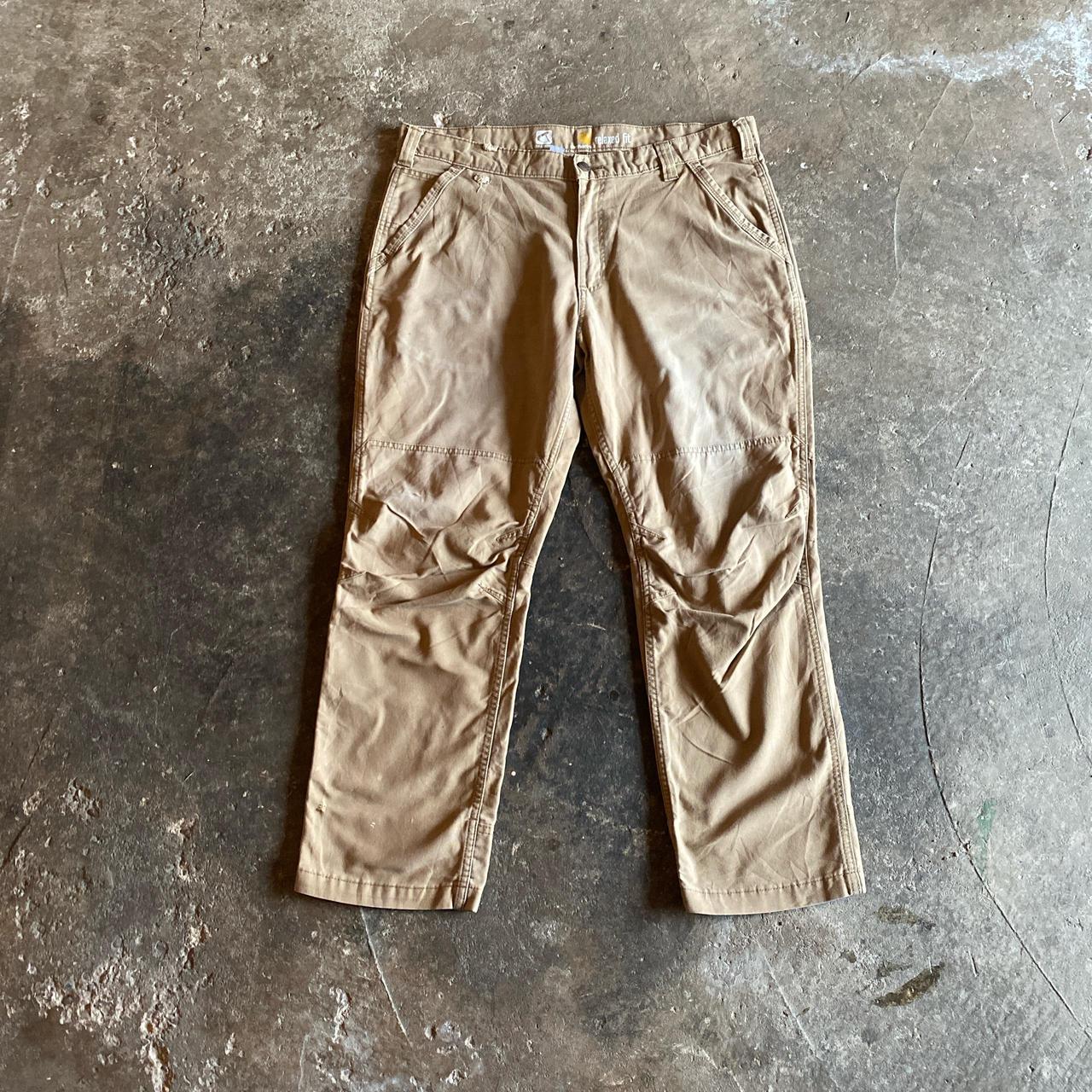Tan Carhartt Carpenter Pants - W38