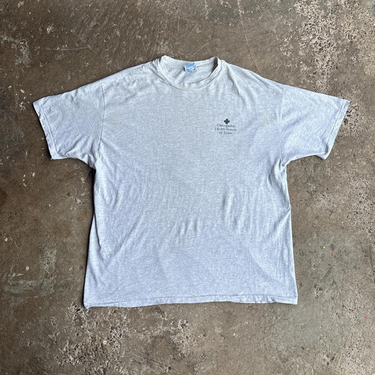 Vintage Grey Single Stitch Graphic T-Shirt - 2XL