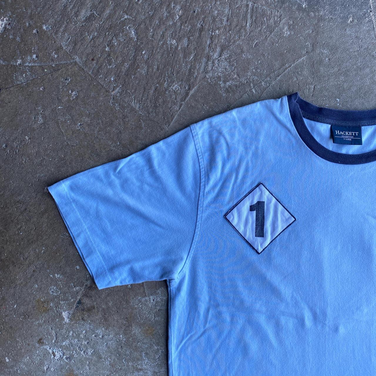 Vintage Light Blue Hackett T-Shirt - XL