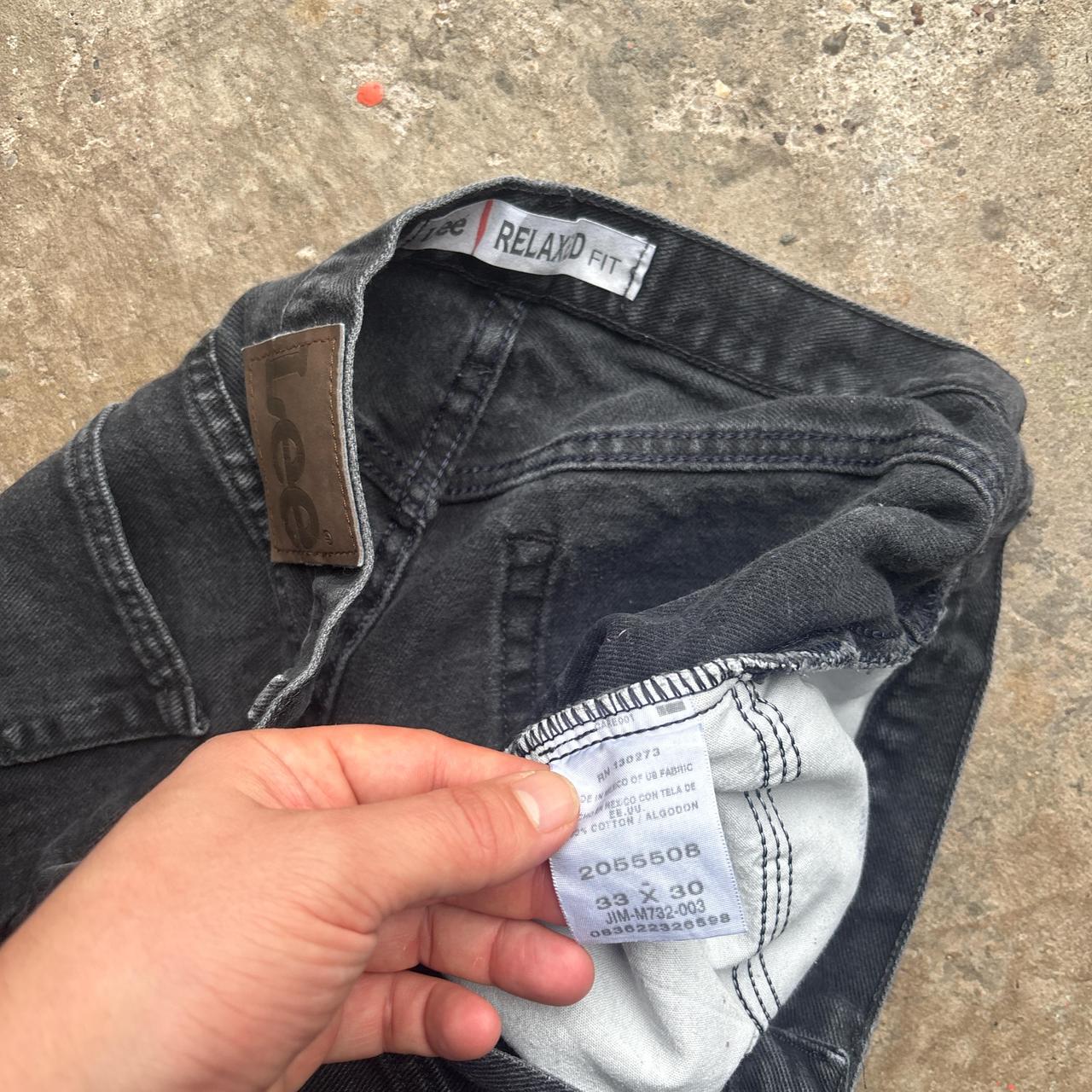Washed black Lee Jeans - W34