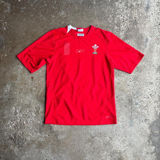 Red Wales Reebok 2007 Rugby Union Shirt - XL