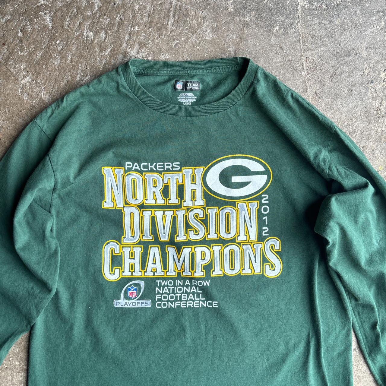 Green NFL Greenbay Packers Long-Sleeve T-Shirt