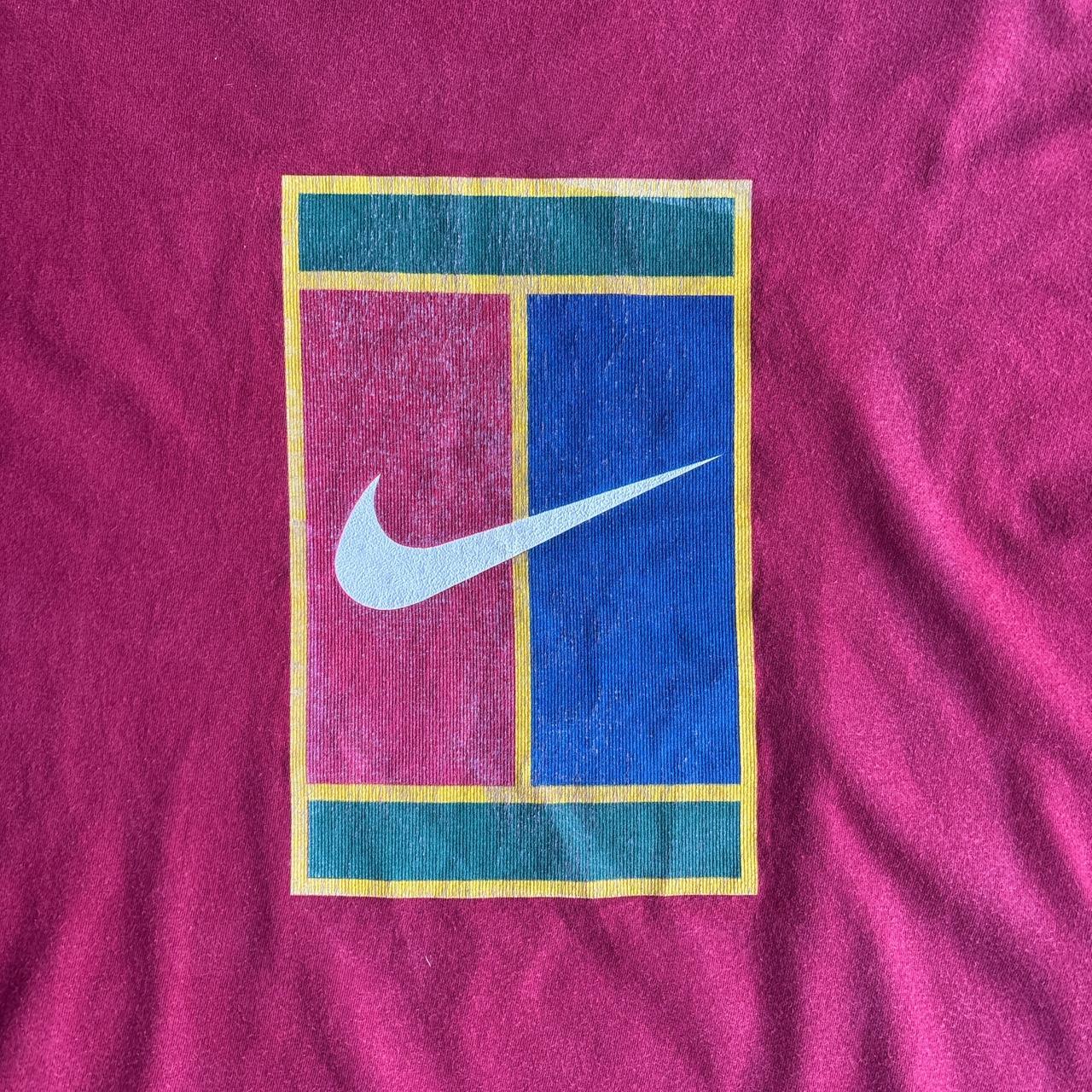 Vintage Red Nike Court T-Shirt
