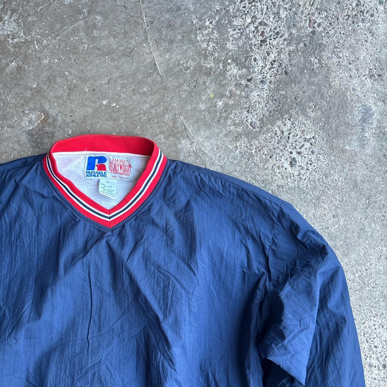 Navy Russell Athletic Windbreaker Jacket