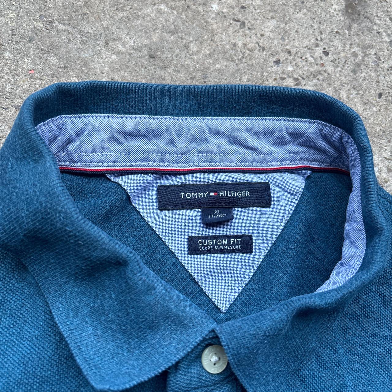 Blue Tommy Hilfiger Polo Shirt - XL