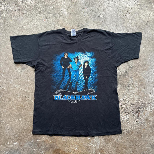 Black Blackhawk 1998 tour tee #