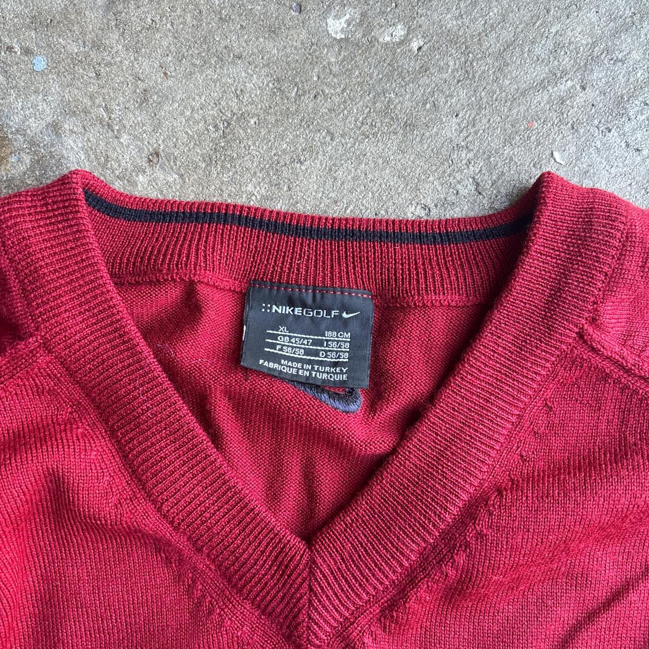 Red Nike Golf Sweater Vest