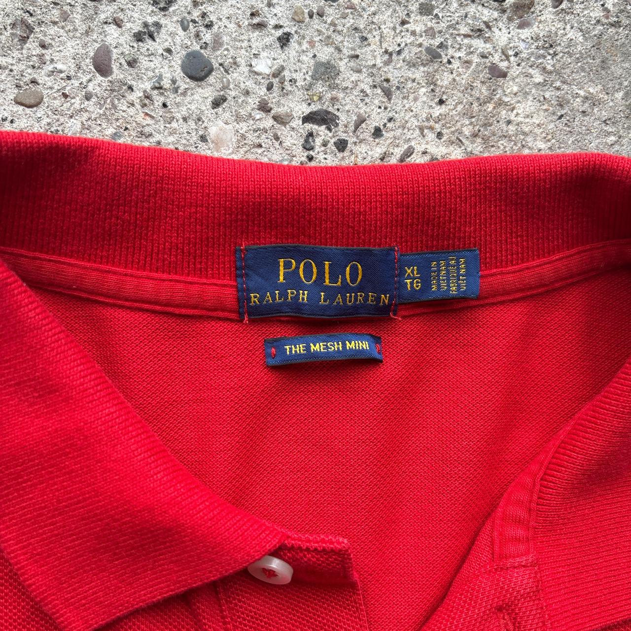 Red Polo Ralph Lauren t-shirt dress - XL