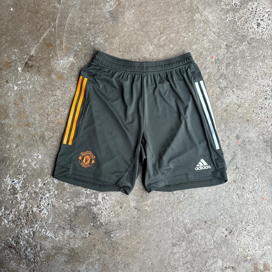 Dark Green Adidas 2020/21 Manchester United Adidas Training Shorts