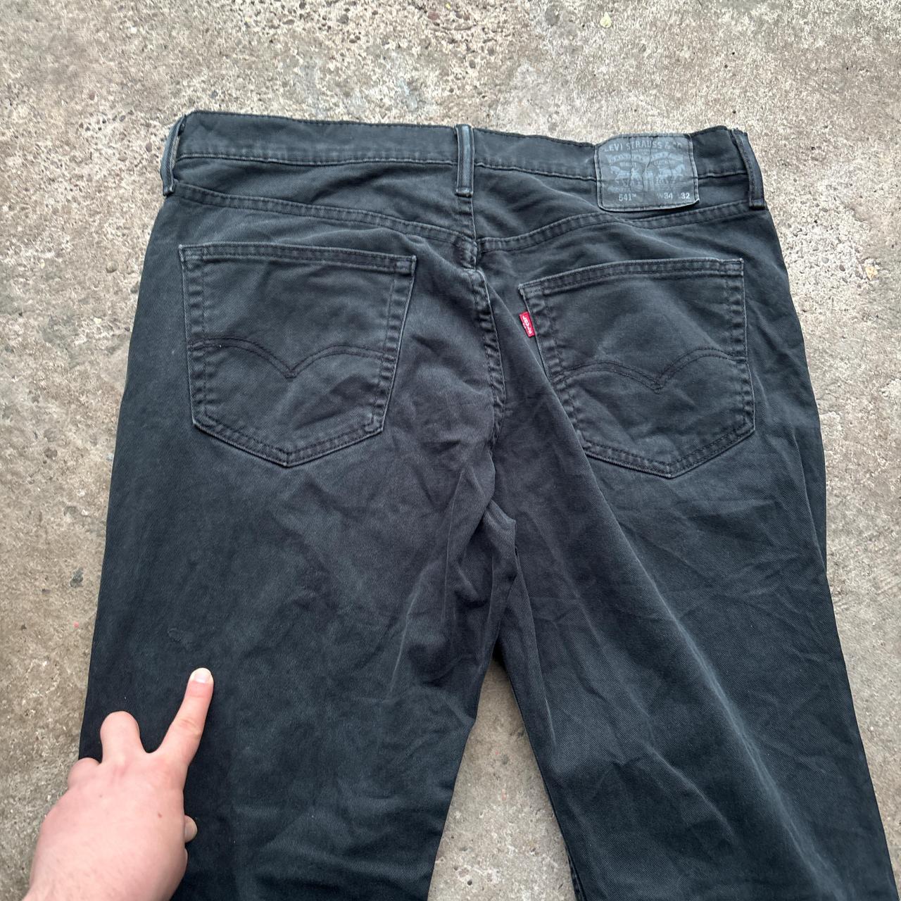 Black Levi's 541 trousers