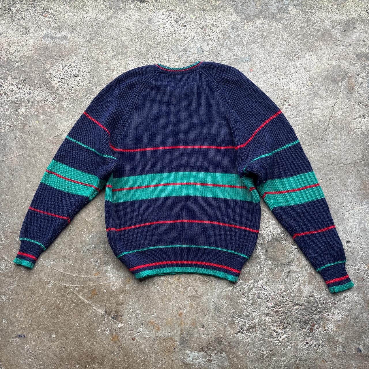 Vintage Navy Gant knitted sweater with striped pattern