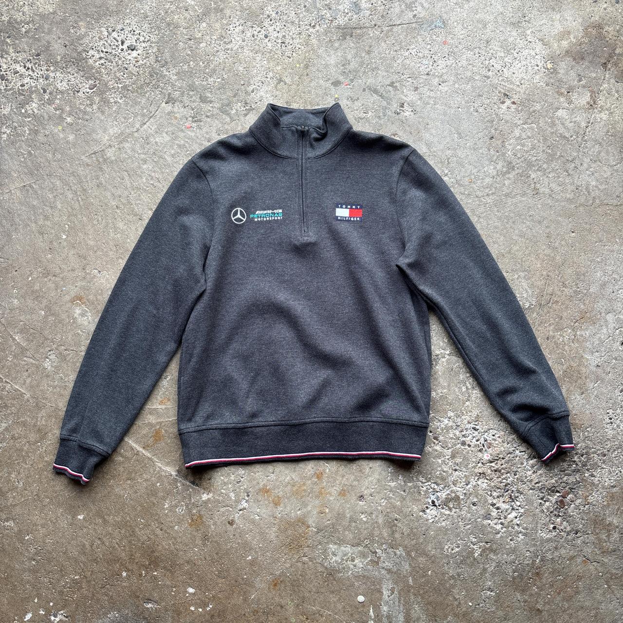 Grey Tommy Hilfiger x Mercedes quarter-zip - S