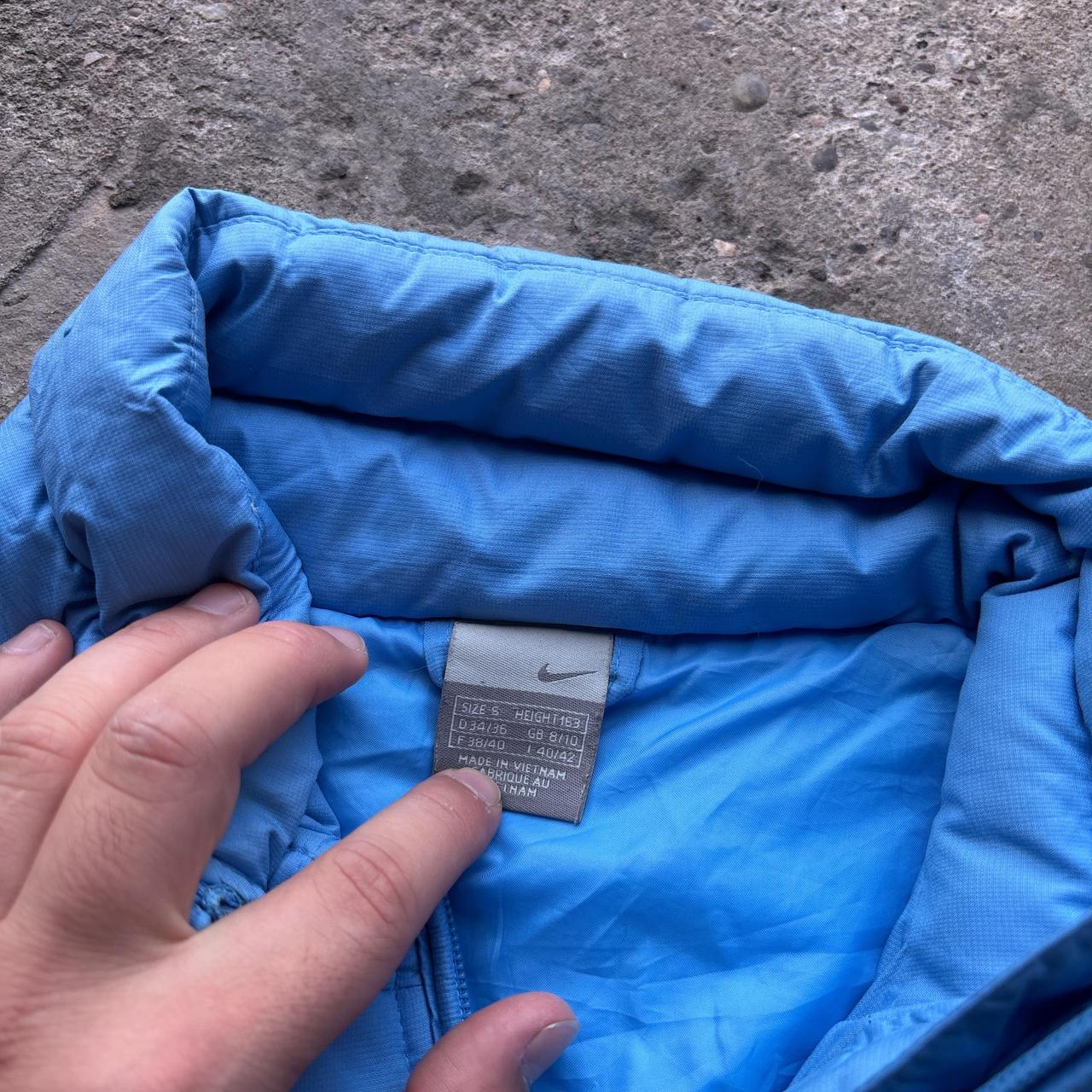 00s Blue Nike Puffer - S