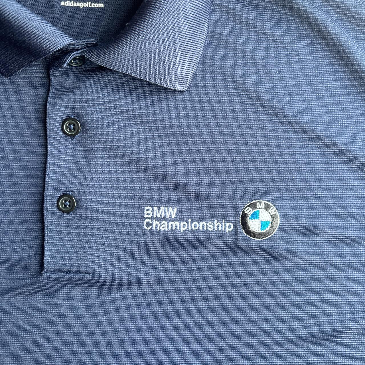 Navy Adidas BMW Golf Championship Polo Shirt