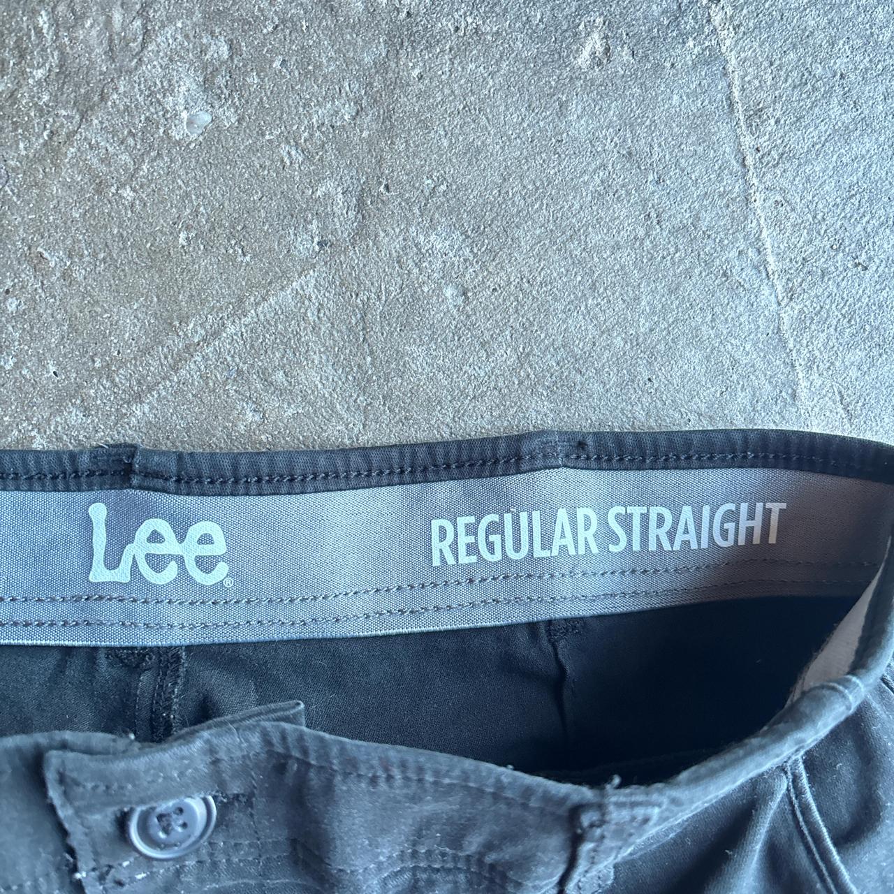 Black Lee Chino Trousers - W34