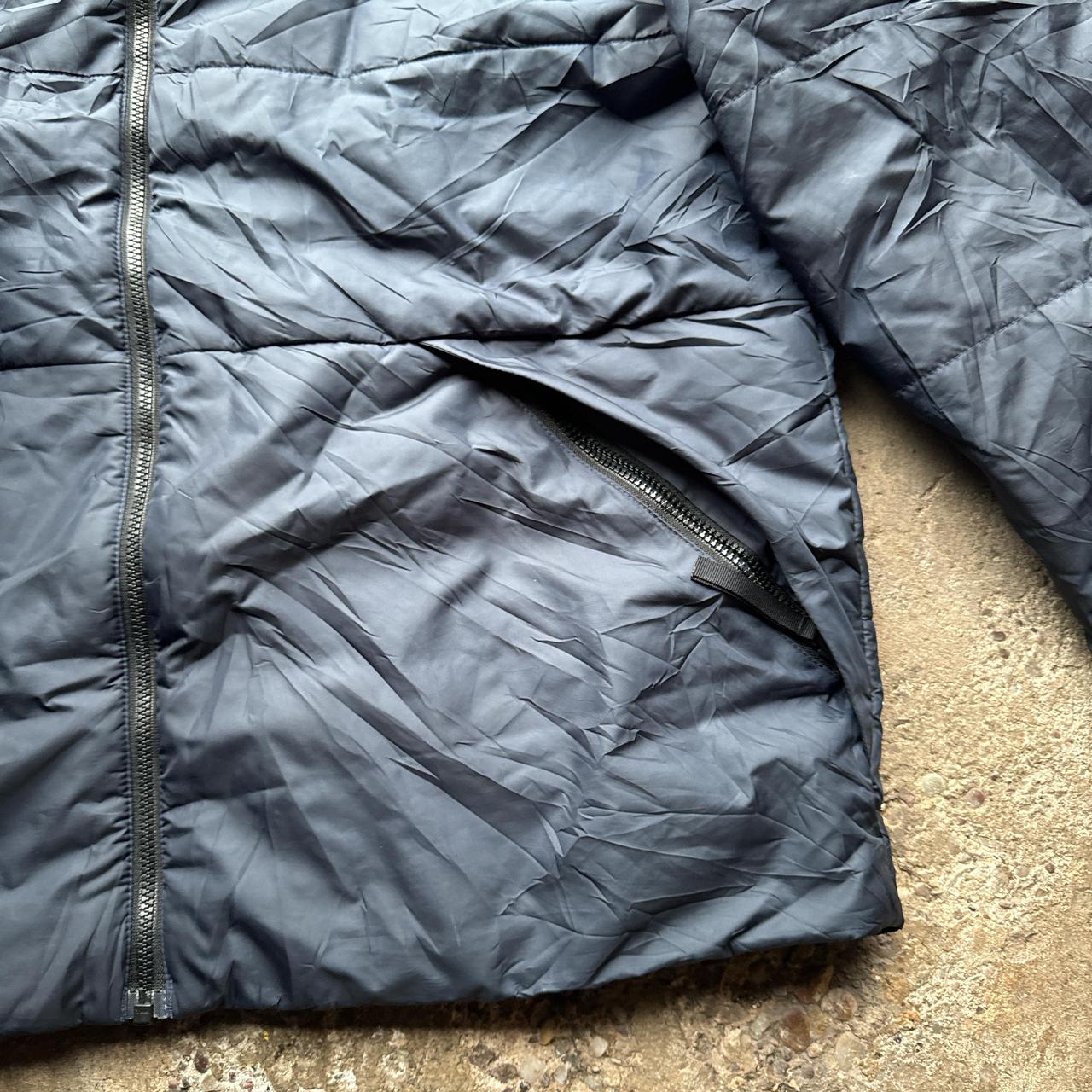 Navy blue Adidas puffer jacket