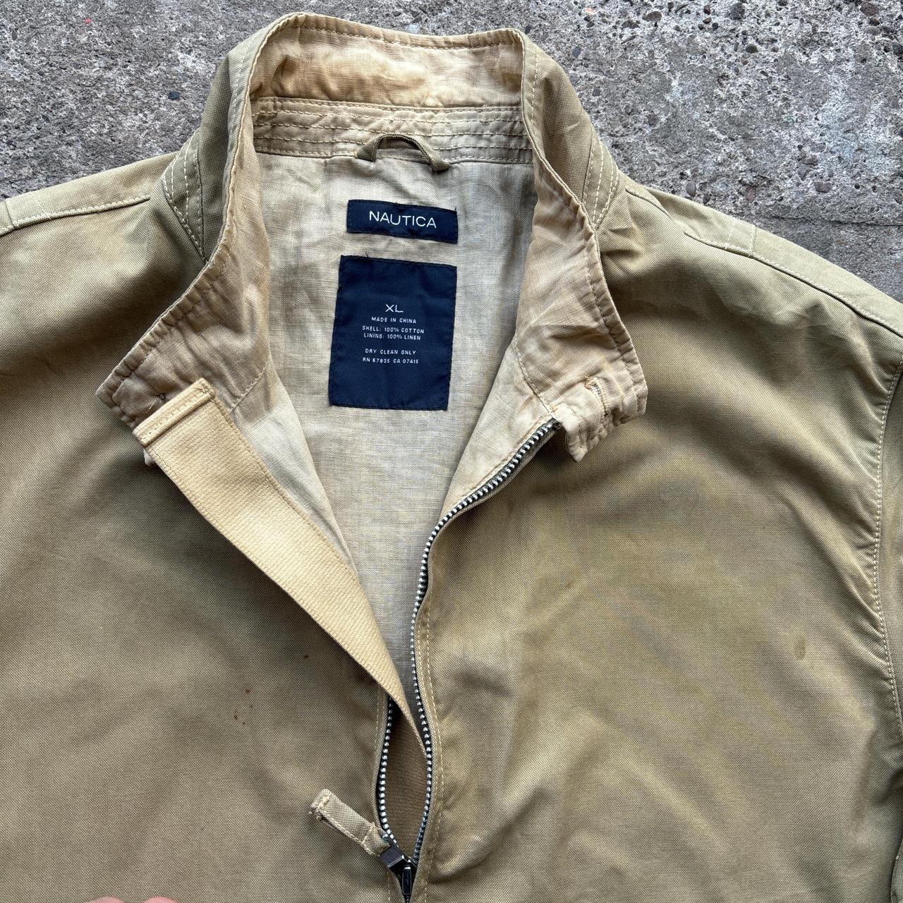 00s Tan Nautica Bomber jacket - XL