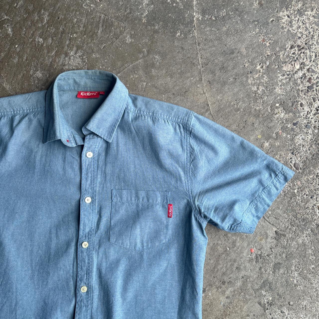 Blue Denim ‘Kickers’ Short Sleeve Shirt